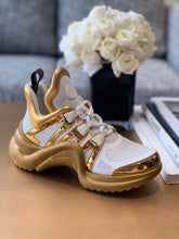 Load image into Gallery viewer, Louis Vuitton LV Archlight Sneaker Monogram Material White/Gold For Women LV