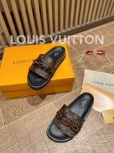 Load image into Gallery viewer, Louis Vuitton LV Sunset Flat Comfort Mule Black/Brown For Women LV