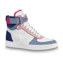 Load image into Gallery viewer, Louis Vuitton LV Unisex Boombox Sneaker Boot in Embossed Lamb Leather-Pink