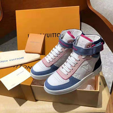 Load image into Gallery viewer, Louis Vuitton LV Unisex Boombox Sneaker Boot in Embossed Lamb Leather-Pink