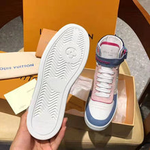 Load image into Gallery viewer, Louis Vuitton LV Unisex Boombox Sneaker Boot in Embossed Lamb Leather-Pink