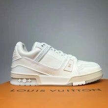 Load image into Gallery viewer, Louis Vuitton LV Unisex LV Trainer Sneaker Monogram Denim with Tonal Suede Calf Leather