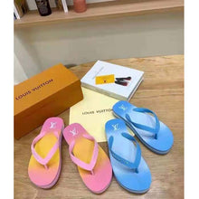 Load image into Gallery viewer, Louis Vuitton LV Women Arcade Flat Thong Pink Rubber Micro Outsole