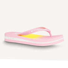 Load image into Gallery viewer, Louis Vuitton LV Women Arcade Flat Thong Pink Rubber Micro Outsole