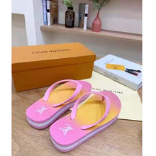 Load image into Gallery viewer, Louis Vuitton LV Women Arcade Flat Thong Pink Rubber Micro Outsole