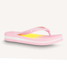 Load image into Gallery viewer, Louis Vuitton LV Women Arcade Flat Thong Pink Rubber Micro Outsole