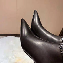 Load image into Gallery viewer, Louis Vuitton LV Women Call Back Ankle Boot in Smooth Calf Leather 5.5 cm Heel-Black