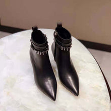 Load image into Gallery viewer, Louis Vuitton LV Women Call Back Ankle Boot in Smooth Calf Leather 5.5 cm Heel-Black