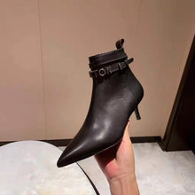 Load image into Gallery viewer, Louis Vuitton LV Women Call Back Ankle Boot in Smooth Calf Leather 5.5 cm Heel-Black