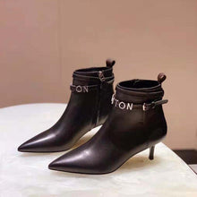 Load image into Gallery viewer, Louis Vuitton LV Women Call Back Ankle Boot in Smooth Calf Leather 5.5 cm Heel-Black