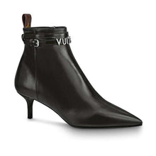 Load image into Gallery viewer, Louis Vuitton LV Women Call Back Ankle Boot in Smooth Calf Leather 5.5 cm Heel-Black