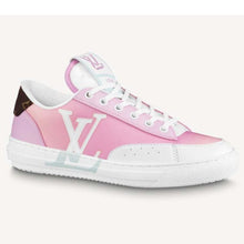 Load image into Gallery viewer, Louis Vuitton LV Women Charlie Sneaker Rose Clair Pink Recycled Rubber LV Initials