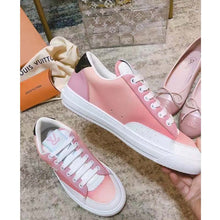 Load image into Gallery viewer, Louis Vuitton LV Women Charlie Sneaker Rose Clair Pink Recycled Rubber LV Initials
