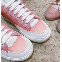 Load image into Gallery viewer, Louis Vuitton LV Women Charlie Sneaker Rose Clair Pink Recycled Rubber LV Initials