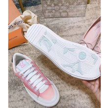 Load image into Gallery viewer, Louis Vuitton LV Women Charlie Sneaker Rose Clair Pink Recycled Rubber LV Initials