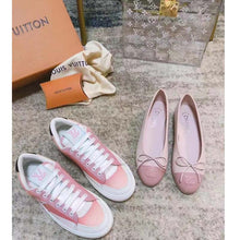 Load image into Gallery viewer, Louis Vuitton LV Women Charlie Sneaker Rose Clair Pink Recycled Rubber LV Initials