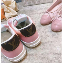 Load image into Gallery viewer, Louis Vuitton LV Women Charlie Sneaker Rose Clair Pink Recycled Rubber LV Initials