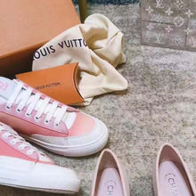 Load image into Gallery viewer, Louis Vuitton LV Women Charlie Sneaker Rose Clair Pink Recycled Rubber LV Initials