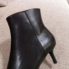 Load image into Gallery viewer, Louis Vuitton LV Women Cherie Ankle Boot Calf Leather Patent Monogram Canvas