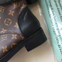 Load image into Gallery viewer, Louis Vuitton LV Women Wonderland Flat Ranger in Patent Monogram Canvas-Brown