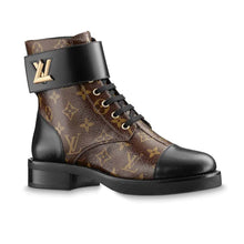Load image into Gallery viewer, Louis Vuitton LV Women Wonderland Flat Ranger in Patent Monogram Canvas-Brown