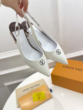 Load image into Gallery viewer, Louis Vuitton Magnetic Slingback Pump White For Women LV