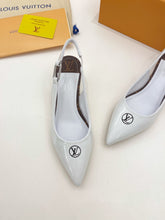 Load image into Gallery viewer, Louis Vuitton Magnetic Slingback Pump White For Women LV