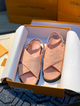 Load image into Gallery viewer, Louis Vuitton Paseo Flat Comfort Sandal Pink For Women LV 1A9RF9