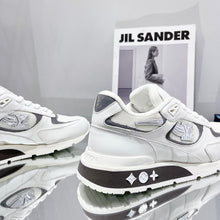 Load image into Gallery viewer, Louis Vuitton Run Away Sneaker Iridescent Textile White For Women LV