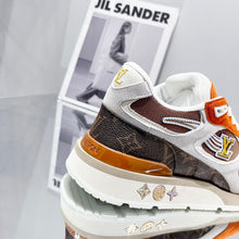 Load image into Gallery viewer, Louis Vuitton Run Away Sneaker Monogram Material Orange For Women LV