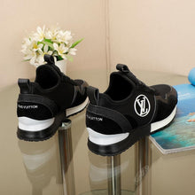 Load image into Gallery viewer, Louis Vuitton Run Away Sneaker Patent Black Canvas For Women LV