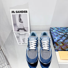 Load image into Gallery viewer, Louis Vuitton Run Away Sneaker Patent Monogram Material Blue For Women LV