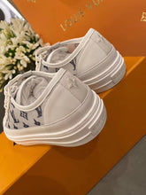 Load image into Gallery viewer, Louis Vuitton Stellar Sneaker Monogram Denim White/Blue For Women LV