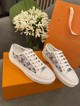 Load image into Gallery viewer, Louis Vuitton Stellar Sneaker Monogram Denim White/Blue For Women LV