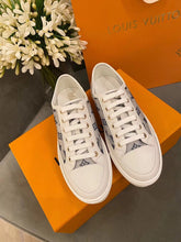 Load image into Gallery viewer, Louis Vuitton Stellar Sneaker Monogram Denim White/Blue For Women LV