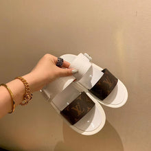 Load image into Gallery viewer, Louis Vuitton Sunbath Flat Mules PVC Spring/Summer Collection White