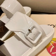 Load image into Gallery viewer, Louis Vuitton Sunbath Flat Mules PVC Spring/Summer Collection White