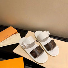 Load image into Gallery viewer, Louis Vuitton Sunbath Flat Mules PVC Spring/Summer Collection White