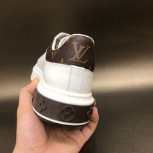 Load image into Gallery viewer, Louis Vuitton Time Out Low Top Sneakers Calfskin Leather Fall/Winter Collection 1A64RY White/Brown