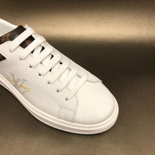 Load image into Gallery viewer, Louis Vuitton Time Out Low Top Sneakers Calfskin Leather Fall/Winter Collection 1A64RY White/Brown