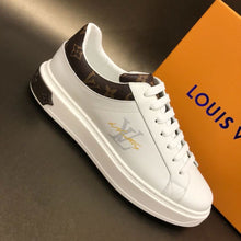 Load image into Gallery viewer, Louis Vuitton Time Out Low Top Sneakers Calfskin Leather Fall/Winter Collection 1A64RY White/Brown