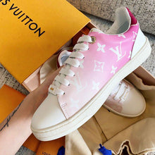 Load image into Gallery viewer, Louis Vuitton Time Out Sneaker Patent Monogram Canvas Pink For Women LV
