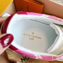 Load image into Gallery viewer, Louis Vuitton Time Out Sneaker Patent Monogram Canvas Pink For Women LV