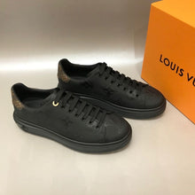Load image into Gallery viewer, Louis Vuitton Time Out Sneaker Patent Monogram Material Black For Women LV