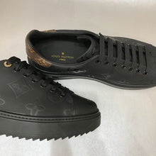 Load image into Gallery viewer, Louis Vuitton Time Out Sneaker Patent Monogram Material Black For Women LV