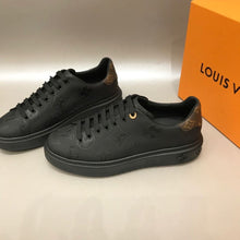 Load image into Gallery viewer, Louis Vuitton Time Out Sneaker Patent Monogram Material Black For Women LV