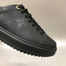 Load image into Gallery viewer, Louis Vuitton Time Out Sneaker Patent Monogram Material Black For Women LV