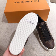 Load image into Gallery viewer, Louis Vuitton Time Out Sneaker Patent Monogram Material Brown For Women LV 1A8FJM