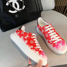 Load image into Gallery viewer, Louis Vuitton Time Out Sneaker Red For Women LV