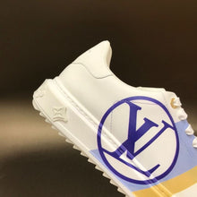 Load image into Gallery viewer, Louis Vuitton Time Out Sneaker White/Blue For Women LV